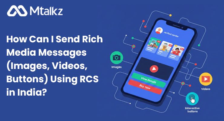 How Can I Send Rich Media Messages (Images, Videos, Buttons) Using RCS in India?