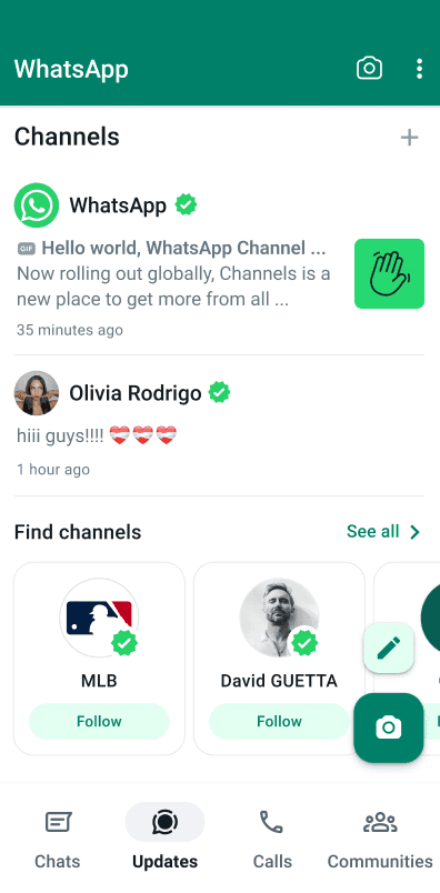 whatsapp channel