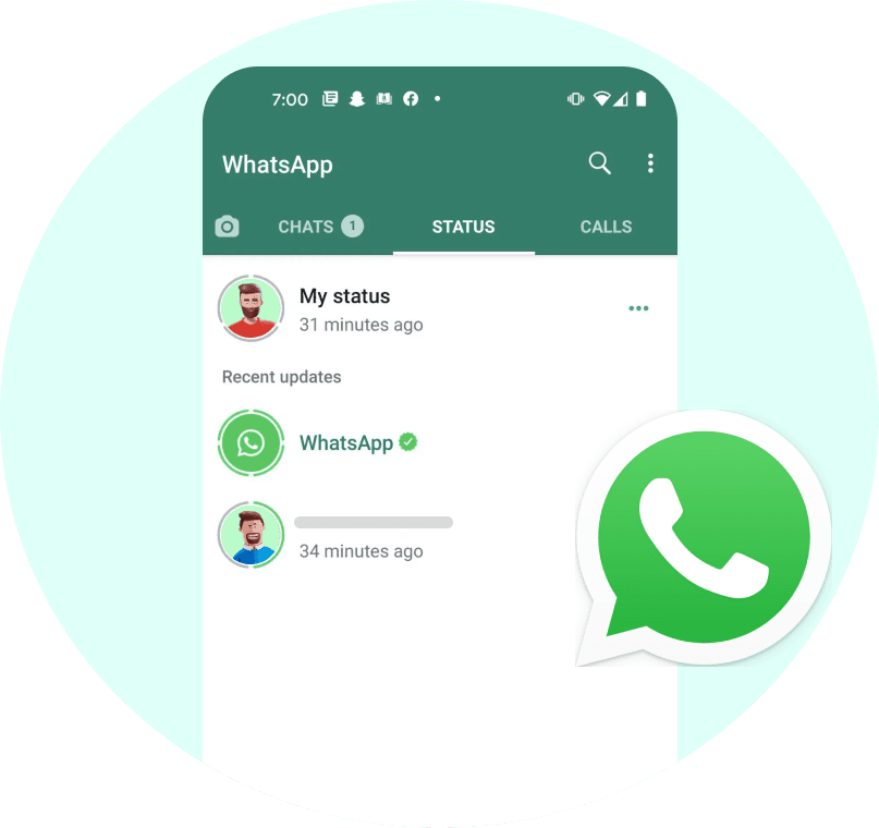 whatsapp status page